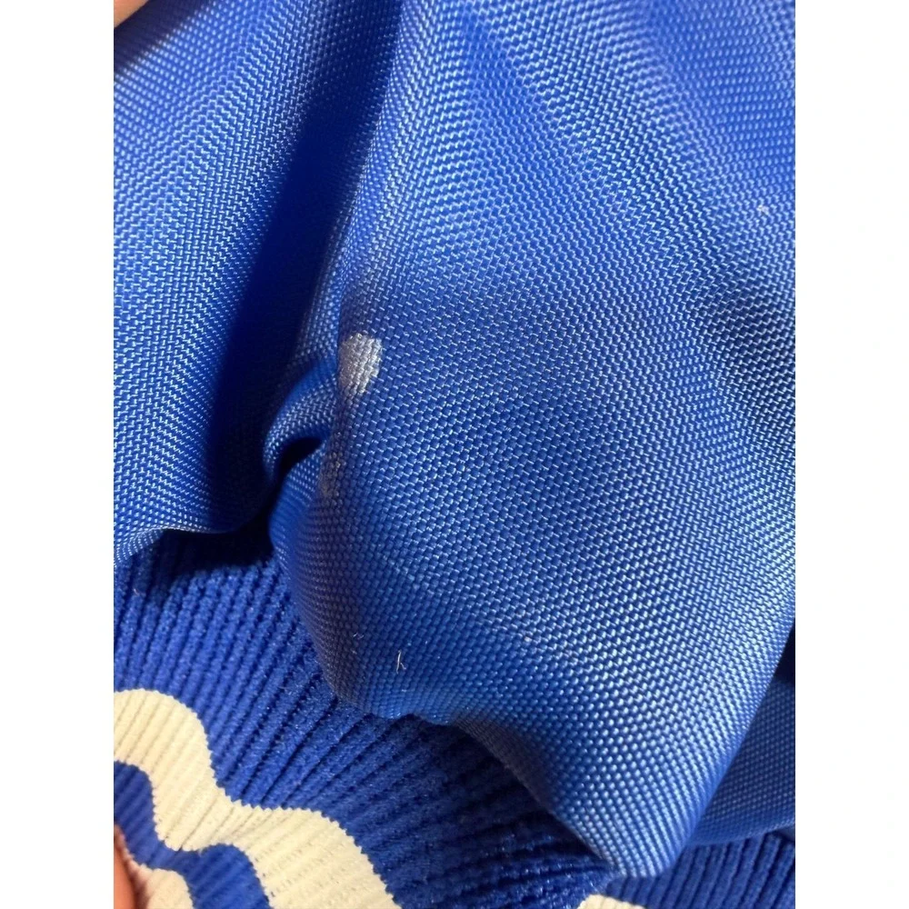 Vtg Pepsi-Cola Satin Bomber Jacket Blue XL Eagle Athletic Great Falls Montana